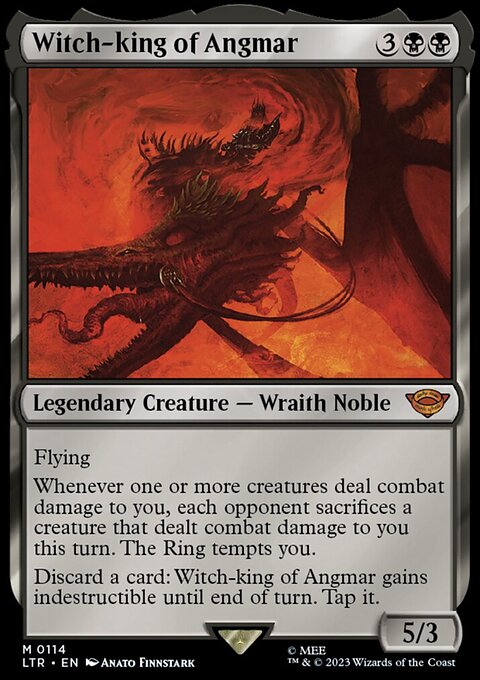 Witch-king of Angmar, The Lord of the Rings: Tales of Middle-earth #114, Magic: The Gathering card