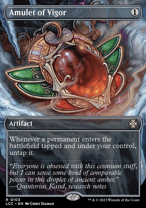 Amulet of Vigor, The Lost Caverns of Ixalan Commander #103, Magic: The Gathering card