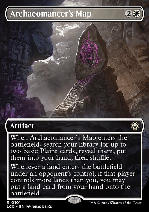 Archaeomancer's Map, The Lost Caverns of Ixalan Commander #101, Magic: The Gathering card