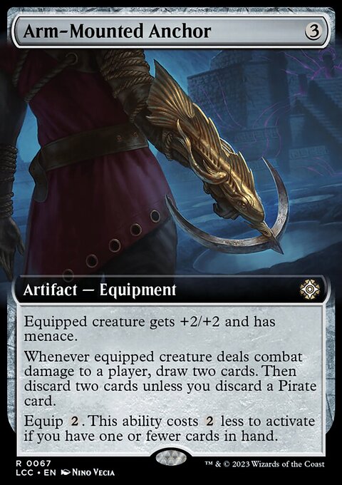 Arm-Mounted Anchor, The Lost Caverns of Ixalan Commander #67, Magic: The Gathering card