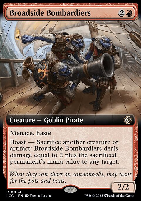 Broadside Bombardiers, The Lost Caverns of Ixalan Commander #54, Magic: The Gathering card