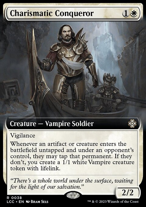 Charismatic Conqueror, The Lost Caverns of Ixalan Commander #38, Magic: The Gathering card