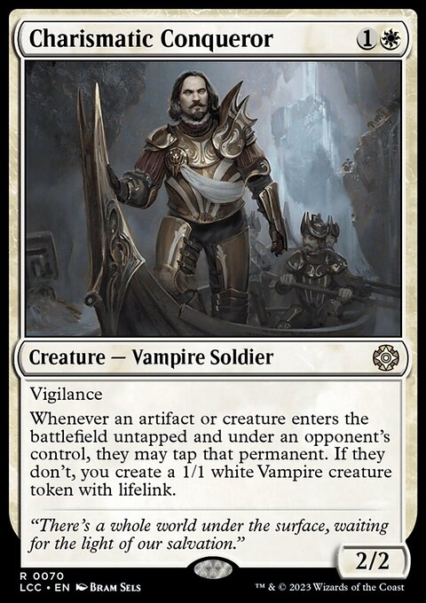Charismatic Conqueror, The Lost Caverns of Ixalan Commander #70, Magic: The Gathering card