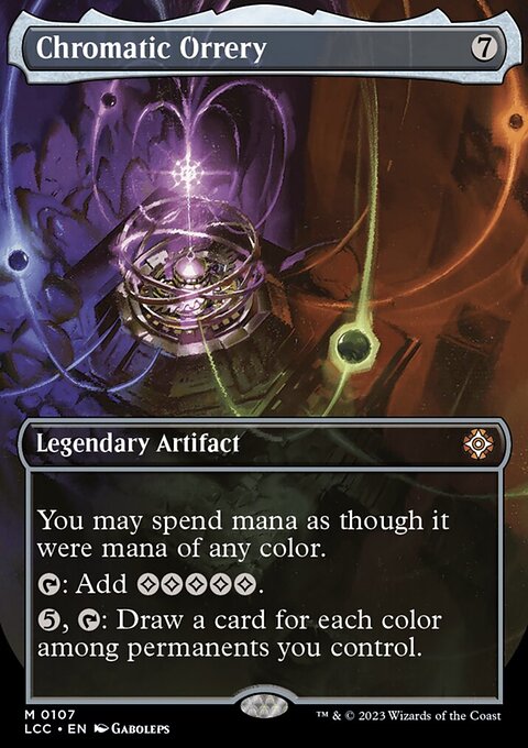Chromatic Orrery, The Lost Caverns of Ixalan Commander #107, Magic: The Gathering card