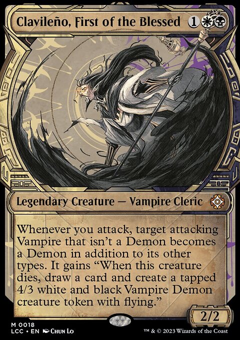 Clavileño, First of the Blessed, The Lost Caverns of Ixalan Commander #18, Magic: The Gathering card