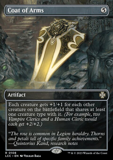 Coat of Arms, The Lost Caverns of Ixalan Commander #108, Magic: The Gathering card
