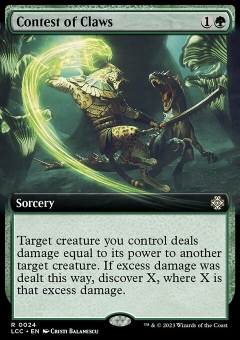 Contest of Claws, The Lost Caverns of Ixalan Commander #24, Magic: The Gathering card