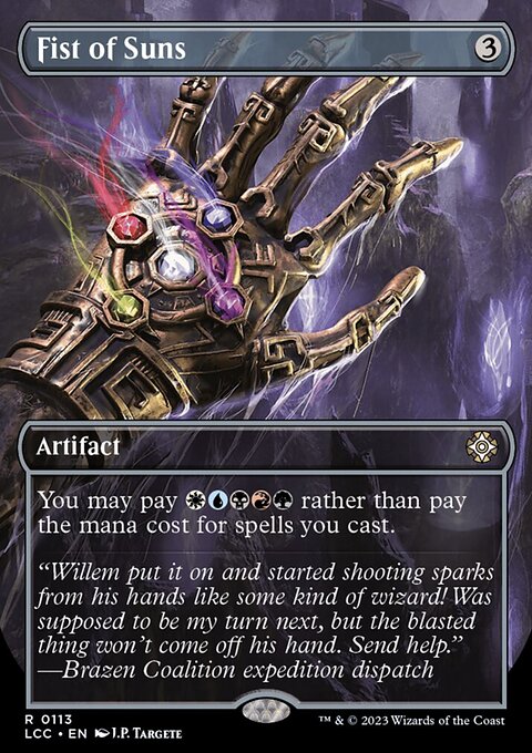 Fist of Suns, The Lost Caverns of Ixalan Commander #113, Magic: The Gathering card