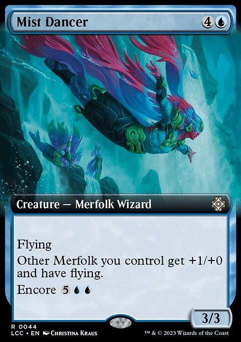 Mist Dancer, The Lost Caverns of Ixalan Commander #44, Magic: The Gathering card