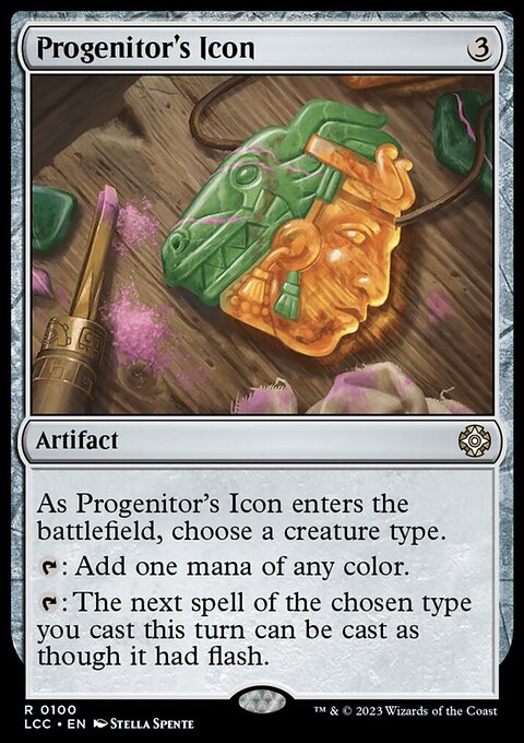 Progenitor's Icon, The Lost Caverns of Ixalan Commander #100, Magic: The Gathering card