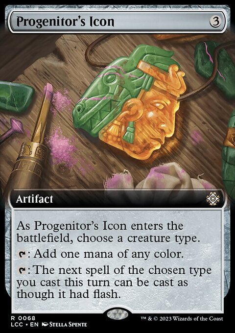 Progenitor's Icon, The Lost Caverns of Ixalan Commander #68, Magic: The Gathering card