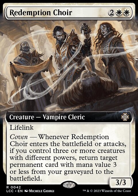 Redemption Choir, The Lost Caverns of Ixalan Commander #42, Magic: The Gathering card