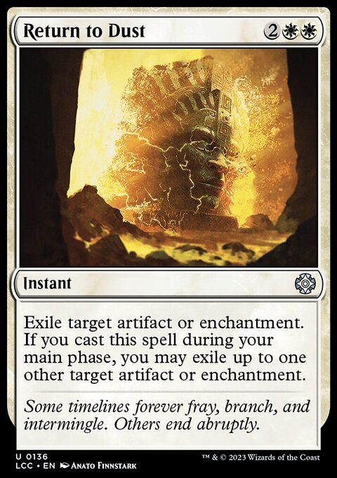 Return to Dust, The Lost Caverns of Ixalan Commander #136, Magic: The Gathering card