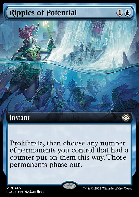Ripples of Potential, The Lost Caverns of Ixalan Commander #45, Magic: The Gathering card