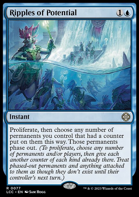 Ripples of Potential, The Lost Caverns of Ixalan Commander #77, Magic: The Gathering card