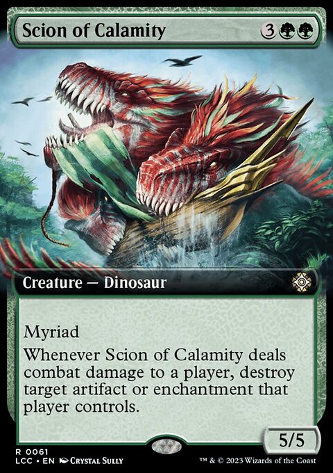 Scion of Calamity, The Lost Caverns of Ixalan Commander #61, Magic: The Gathering card
