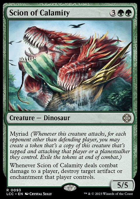 Scion of Calamity, The Lost Caverns of Ixalan Commander #93, Magic: The Gathering card