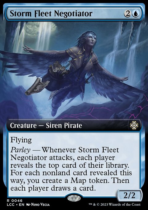 Storm Fleet Negotiator, The Lost Caverns of Ixalan Commander #46, Magic: The Gathering card