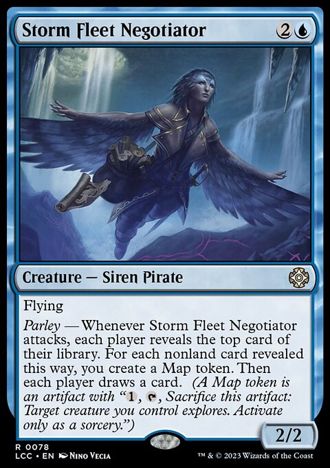 Storm Fleet Negotiator, The Lost Caverns of Ixalan Commander #78, Magic: The Gathering card