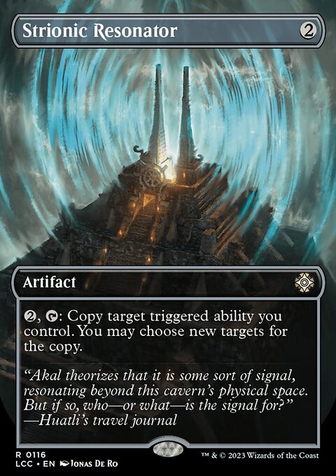 Strionic Resonator, The Lost Caverns of Ixalan Commander #116, Magic: The Gathering card