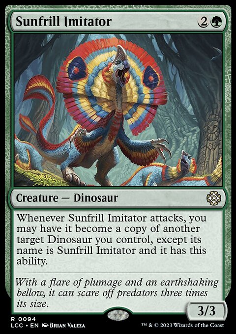 Sunfrill Imitator, The Lost Caverns of Ixalan Commander #94, Magic: The Gathering card