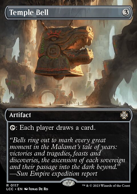 Temple Bell, The Lost Caverns of Ixalan Commander #117, Magic: The Gathering card