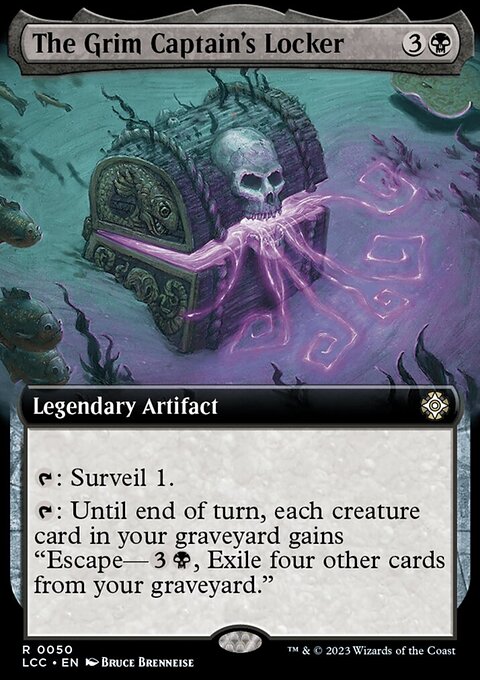 The Grim Captain's Locker, The Lost Caverns of Ixalan Commander #50, Magic: The Gathering card
