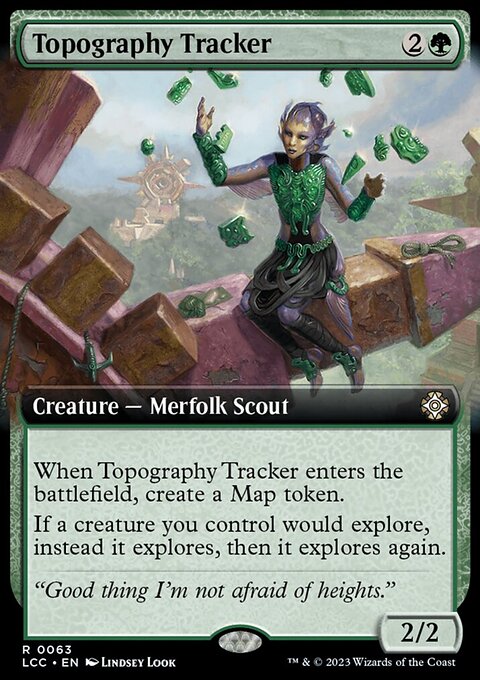 Topography Tracker, The Lost Caverns of Ixalan Commander #63, Magic: The Gathering card