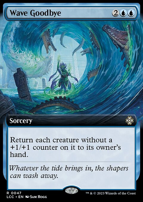 Wave Goodbye, The Lost Caverns of Ixalan Commander #47, Magic: The Gathering card