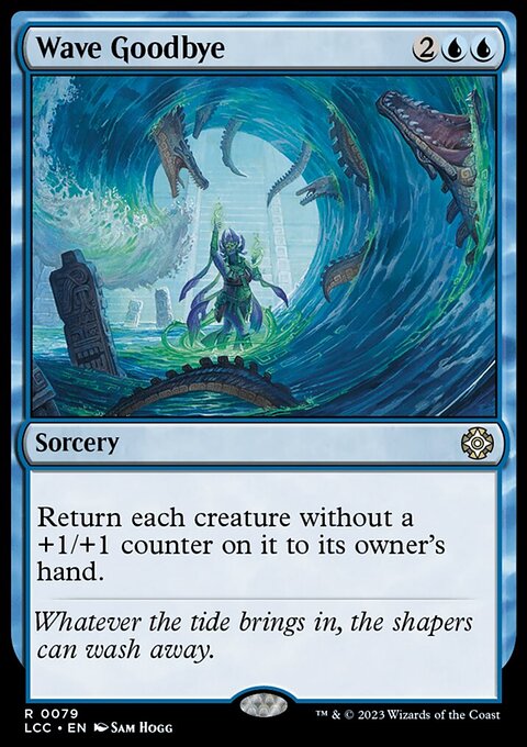 Wave Goodbye, The Lost Caverns of Ixalan Commander #79, Magic: The Gathering card