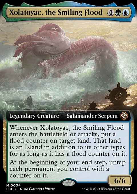 Xolatoyac, the Smiling Flood, The Lost Caverns of Ixalan Commander #34, Magic: The Gathering card
