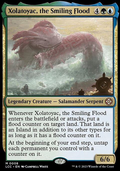 Xolatoyac, the Smiling Flood, The Lost Caverns of Ixalan Commander #8, Magic: The Gathering card
