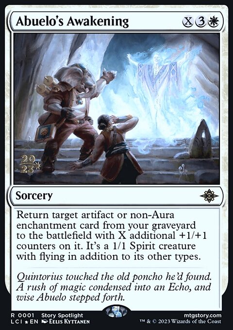 Abuelo's Awakening, The Lost Caverns of Ixalan Promos #1s, Magic: The Gathering card