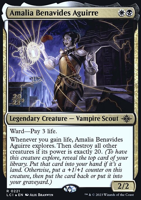 Amalia Benavides Aguirre, The Lost Caverns of Ixalan Promos #221s, Magic: The Gathering card