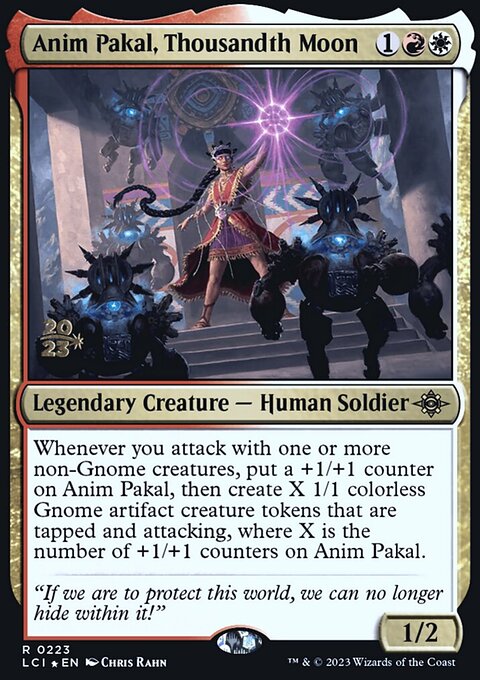Anim Pakal, Thousandth Moon, The Lost Caverns of Ixalan Promos #223s, Magic: The Gathering card