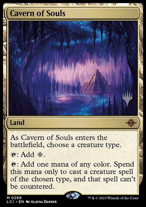 Cavern of Souls, The Lost Caverns of Ixalan Promos #269p, Magic: The Gathering card