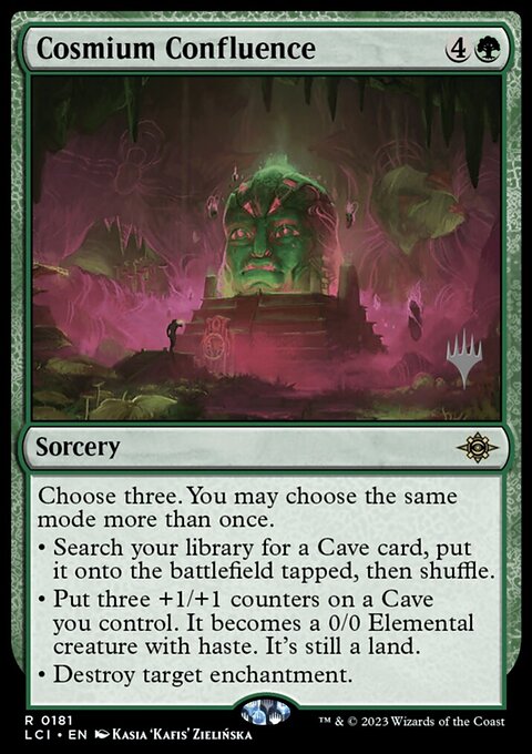 Cosmium Confluence, The Lost Caverns of Ixalan Promos #181p, Magic: The Gathering card