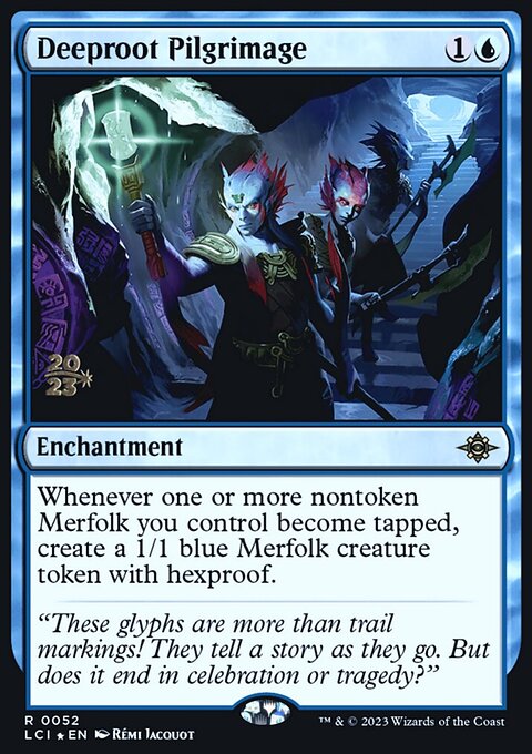 Deeproot Pilgrimage, The Lost Caverns of Ixalan Promos #52s, Magic: The Gathering card