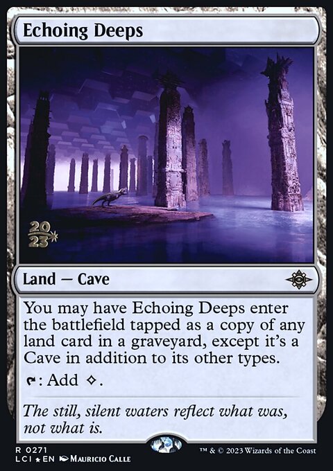 Echoing Deeps, The Lost Caverns of Ixalan Promos #271s, Magic: The Gathering card