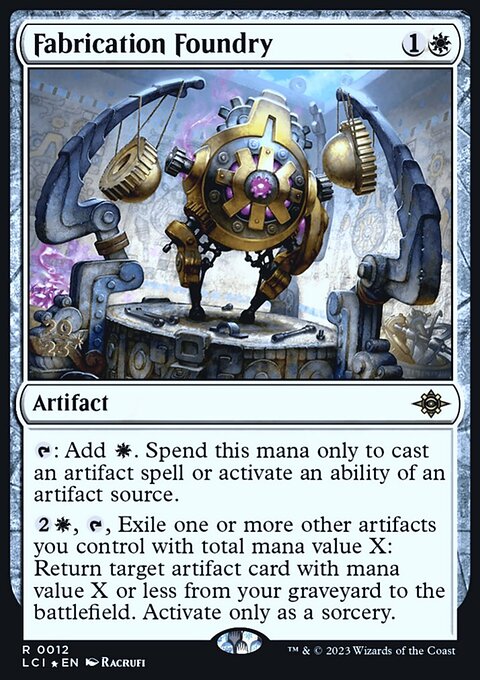 Fabrication Foundry, The Lost Caverns of Ixalan Promos #12s, Magic: The Gathering card