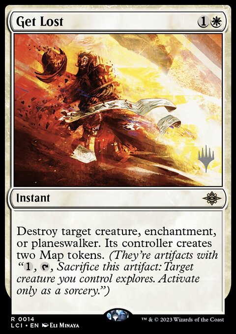 Get Lost, The Lost Caverns of Ixalan Promos #14p, Magic: The Gathering card