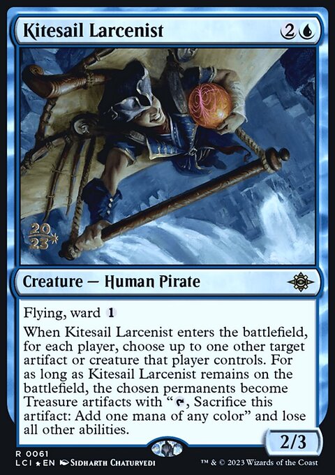 Kitesail Larcenist, The Lost Caverns of Ixalan Promos #61s, Magic: The Gathering card