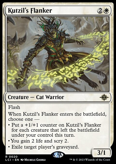 Kutzil's Flanker, The Lost Caverns of Ixalan Promos #20p, Magic: The Gathering card