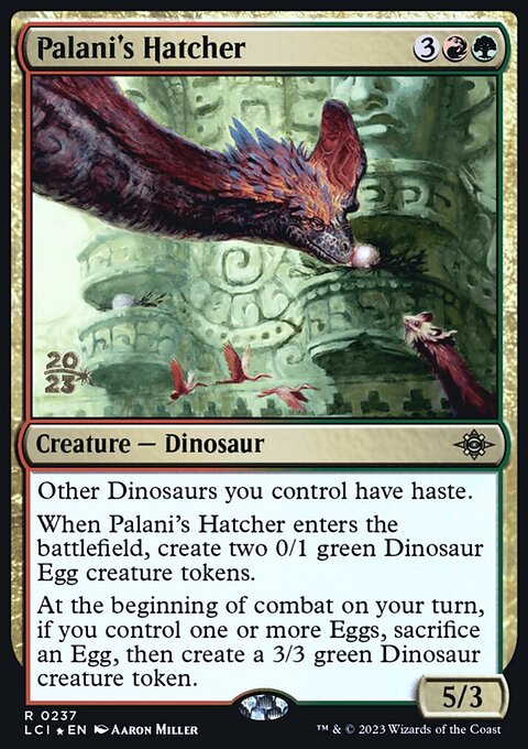 Palani's Hatcher, The Lost Caverns of Ixalan Promos #237s, Magic: The Gathering card