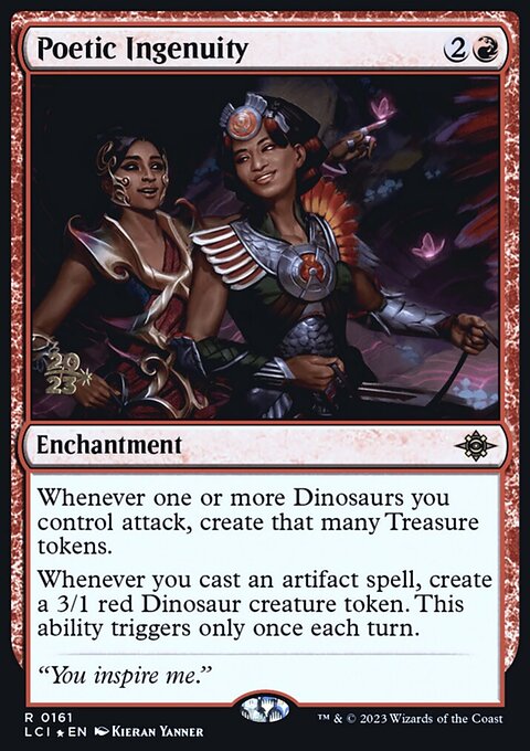 Poetic Ingenuity, The Lost Caverns of Ixalan Promos #161s, Magic: The Gathering card