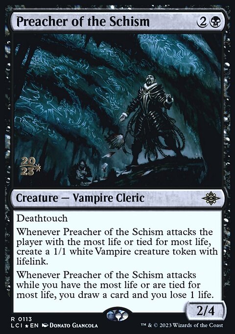 Preacher of the Schism, The Lost Caverns of Ixalan Promos #113s, Magic: The Gathering card
