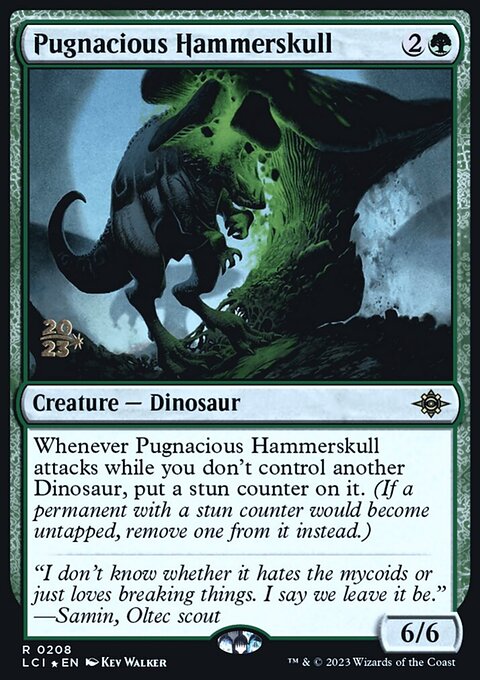 Pugnacious Hammerskull, The Lost Caverns of Ixalan Promos #208s, Magic: The Gathering card