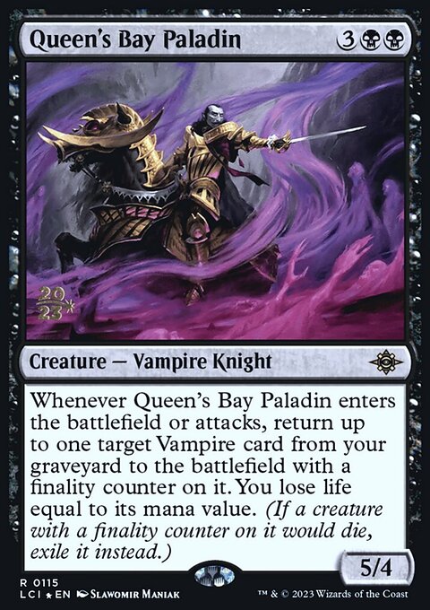 Queen's Bay Paladin, The Lost Caverns of Ixalan Promos #115s, Magic: The Gathering card