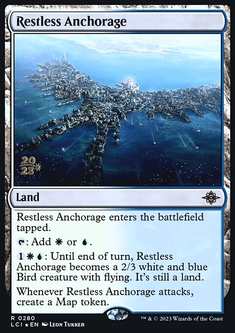 Restless Anchorage, The Lost Caverns of Ixalan Promos #280s, Magic: The Gathering card