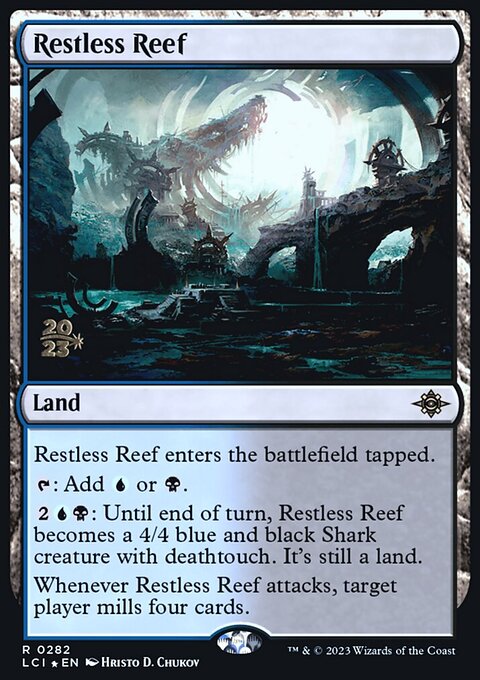 Restless Reef, The Lost Caverns of Ixalan Promos #282s, Magic: The Gathering card